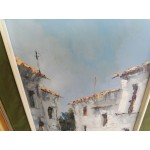Средна картина масло на фазер, хубава двойна рамка - 3596 - КА42